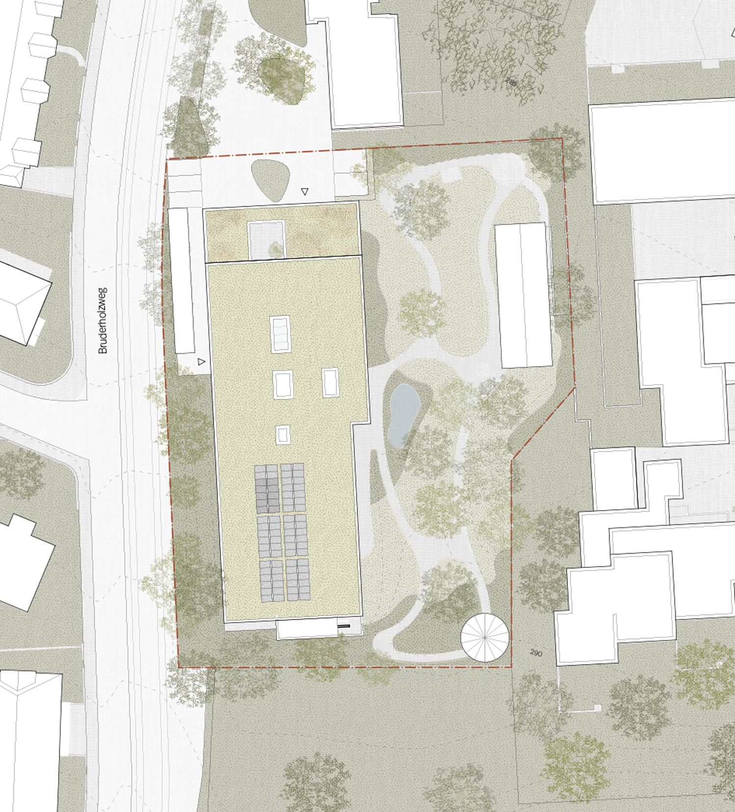 Projekt "TILIA" Situationsplan