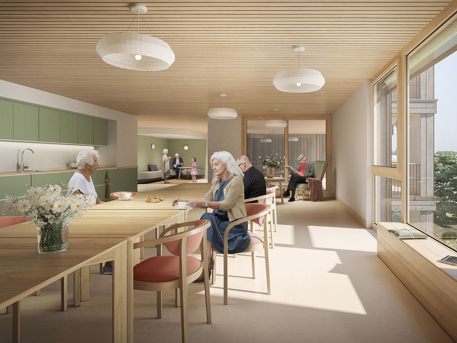 Projekt "TILIA" Pflegezentrum Am Bruderholz, Innenraum